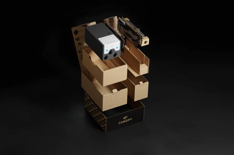 The Canopy product packaging system