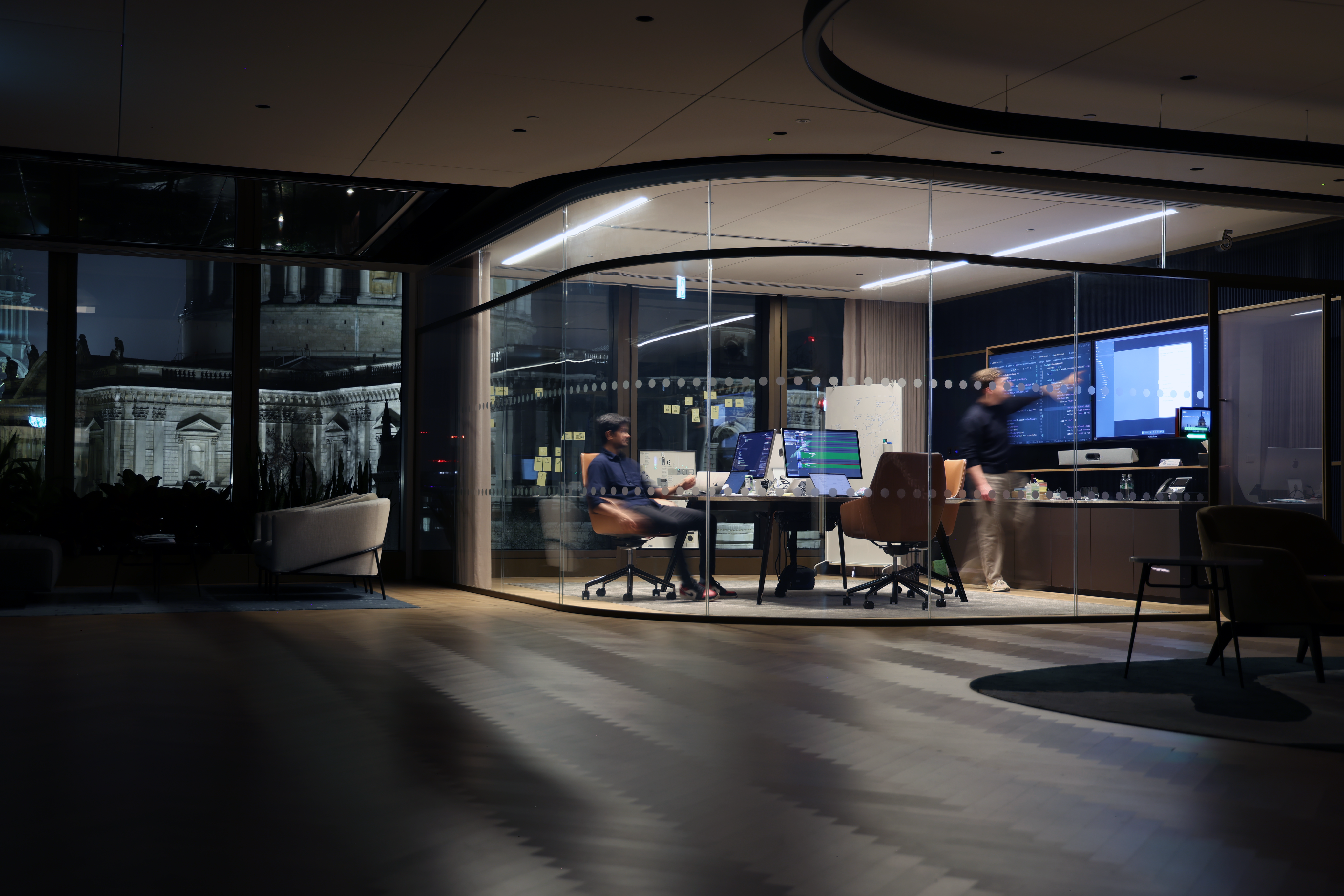 Project space within the client’s London office.